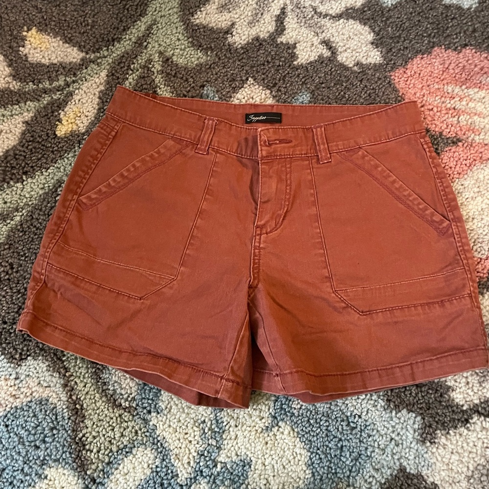 Burnt orange shorts